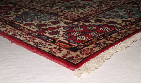 Khoy Red Hand Knotted 94 X 126  Area Rug 400-17230 Image 18