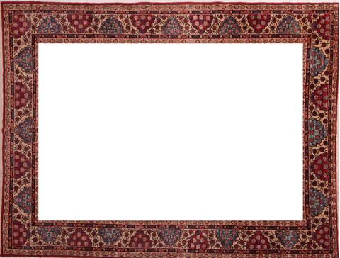 Khoy Red Hand Knotted 94 X 126  Area Rug 400-17230 Image 2