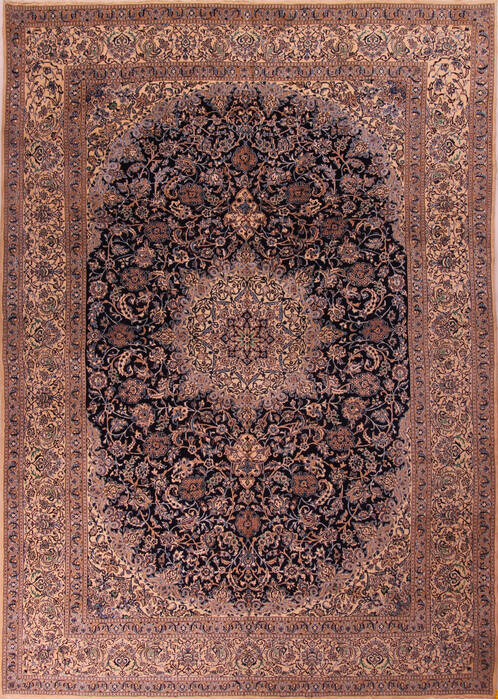 Nain Blue Hand Knotted 114 X 1510  Area Rug 400-17236 Image 0