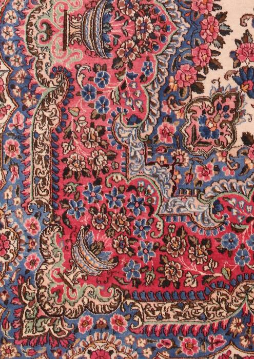 Kerman White Hand Knotted 911 X 144  Area Rug 400-17240 Image 11