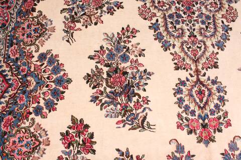 Kerman White Hand Knotted 911 X 144  Area Rug 400-17240 Image 17