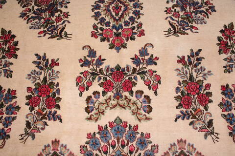 Kerman White Hand Knotted 911 X 144  Area Rug 400-17240 Image 23