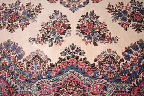 Kerman White Hand Knotted 911 X 144  Area Rug 400-17240 Image 25