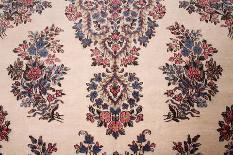 Kerman White Hand Knotted 911 X 144  Area Rug 400-17240 Image 30