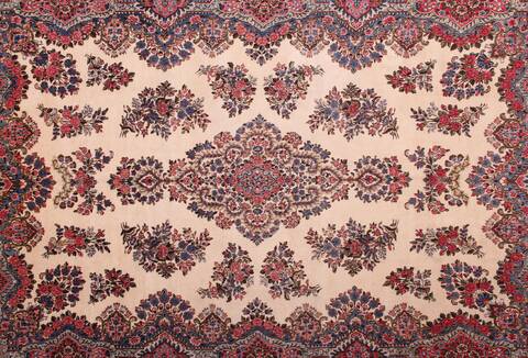 Kerman White Hand Knotted 911 X 144  Area Rug 400-17240 Image 3