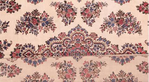 Kerman White Hand Knotted 911 X 144  Area Rug 400-17240 Image 7