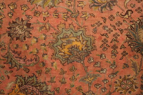 Tabriz Purple Hand Knotted 911 X 126  Area Rug 400-17242 Image 10