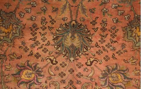 Tabriz Purple Hand Knotted 911 X 126  Area Rug 400-17242 Image 11
