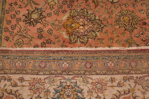 Tabriz Purple Hand Knotted 911 X 126  Area Rug 400-17242 Image 14