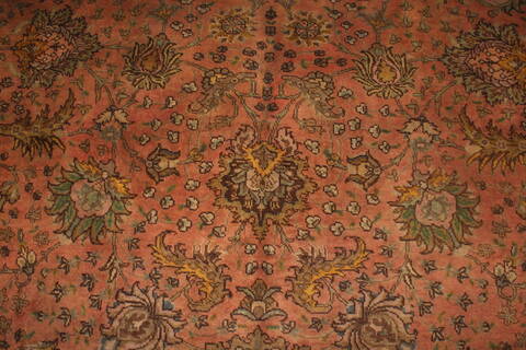Tabriz Purple Hand Knotted 911 X 126  Area Rug 400-17242 Image 4