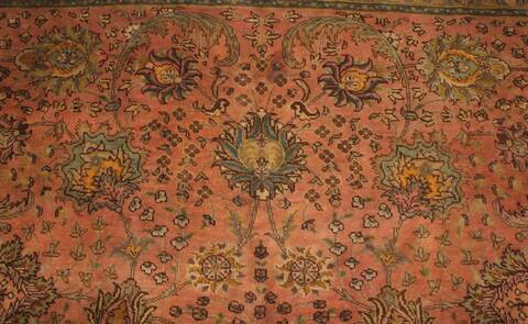Tabriz Purple Hand Knotted 911 X 126  Area Rug 400-17242 Image 5