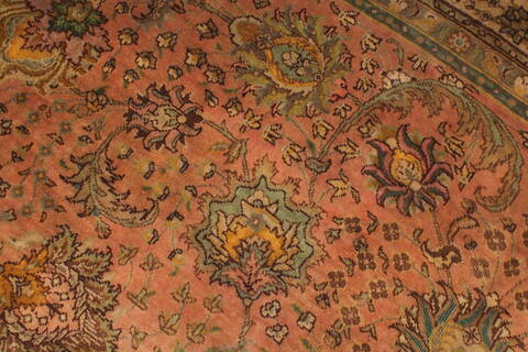 Tabriz Purple Hand Knotted 911 X 126  Area Rug 400-17242 Image 6