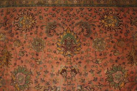 Tabriz Purple Hand Knotted 911 X 126  Area Rug 400-17242 Image 7