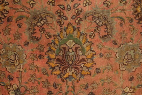Tabriz Purple Hand Knotted 911 X 126  Area Rug 400-17242 Image 8