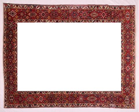 Bakhtiar Red Hand Knotted 104 X 132  Area Rug 400-17246 Image 4
