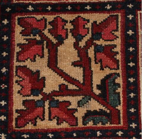 Bakhtiar Red Hand Knotted 104 X 132  Area Rug 400-17246 Image 24