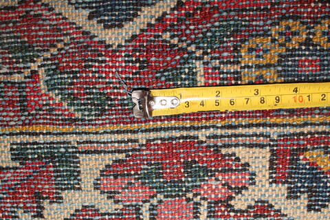 Bakhtiar Red Hand Knotted 104 X 132  Area Rug 400-17246 Image 40