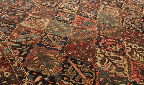 Bakhtiar Brown Hand Knotted 107 X 1210  Area Rug 400-17248 Image 3