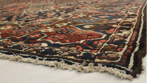 Bakhtiar Brown Hand Knotted 107 X 1210  Area Rug 400-17248 Image 5