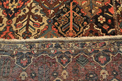 Bakhtiar Brown Hand Knotted 107 X 1210  Area Rug 400-17248 Image 6