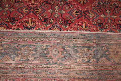 Moshk Abad Red Hand Knotted 106 X 156  Area Rug 400-17251 Image 10