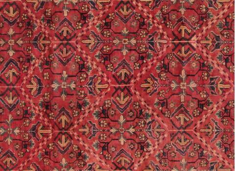 Moshk Abad Red Hand Knotted 106 X 156  Area Rug 400-17251 Image 15
