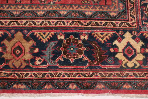 Moshk Abad Red Hand Knotted 106 X 156  Area Rug 400-17251 Image 5