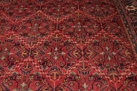 Moshk Abad Red Hand Knotted 106 X 156  Area Rug 400-17251 Image 7