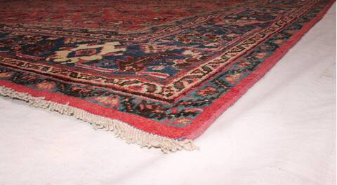 Moshk Abad Red Hand Knotted 106 X 156  Area Rug 400-17251 Image 9