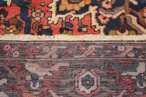 Bakhtiar Purple Hand Knotted 103 X 136  Area Rug 400-17253 Image 17