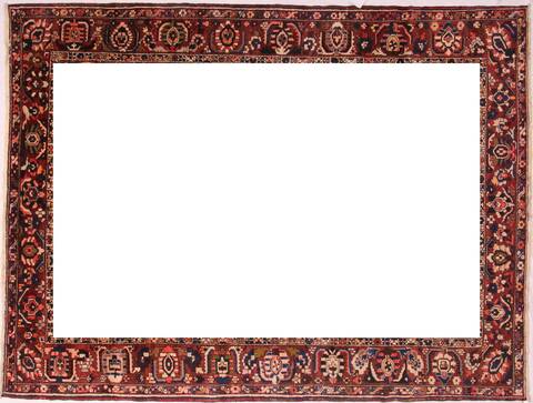 Bakhtiar Purple Hand Knotted 103 X 136  Area Rug 400-17253 Image 19