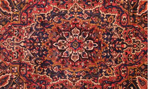 Bakhtiar Purple Hand Knotted 103 X 136  Area Rug 400-17253 Image 20
