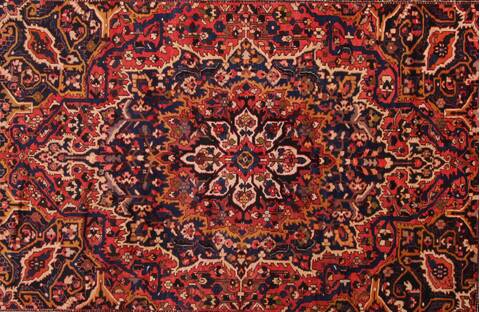 Bakhtiar Purple Hand Knotted 103 X 136  Area Rug 400-17253 Image 21