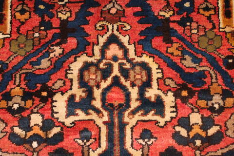 Bakhtiar Purple Hand Knotted 103 X 136  Area Rug 400-17253 Image 9