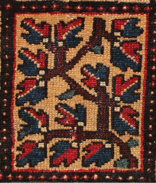 Bakhtiar Blue Square Hand Knotted 103 X 108  Area Rug 400-17259 Image 10