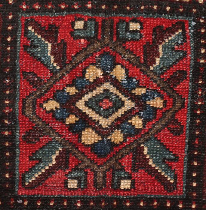 Bakhtiar Blue Square Hand Knotted 103 X 108  Area Rug 400-17259 Image 17