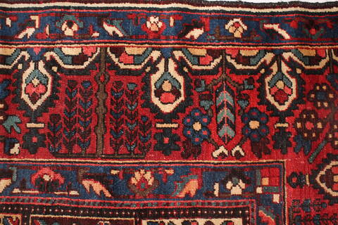 Bakhtiar Blue Square Hand Knotted 103 X 108  Area Rug 400-17259 Image 18