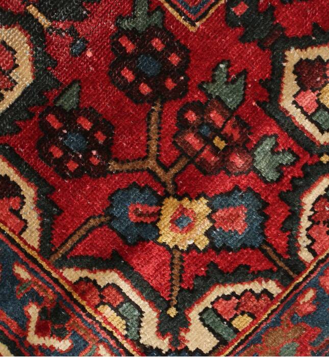 Bakhtiar Blue Square Hand Knotted 103 X 108  Area Rug 400-17259 Image 20