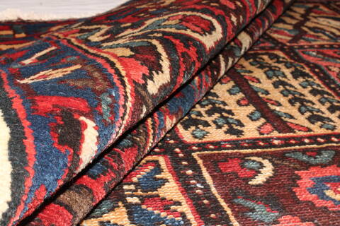 Bakhtiar Blue Square Hand Knotted 103 X 108  Area Rug 400-17259 Image 26