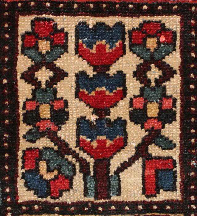 Bakhtiar Blue Square Hand Knotted 103 X 108  Area Rug 400-17259 Image 2