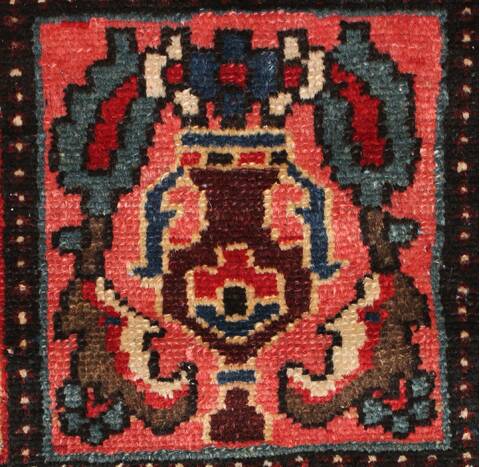 Bakhtiar Blue Square Hand Knotted 103 X 108  Area Rug 400-17259 Image 3