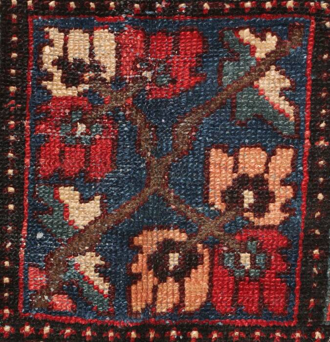 Bakhtiar Blue Square Hand Knotted 103 X 108  Area Rug 400-17259 Image 6