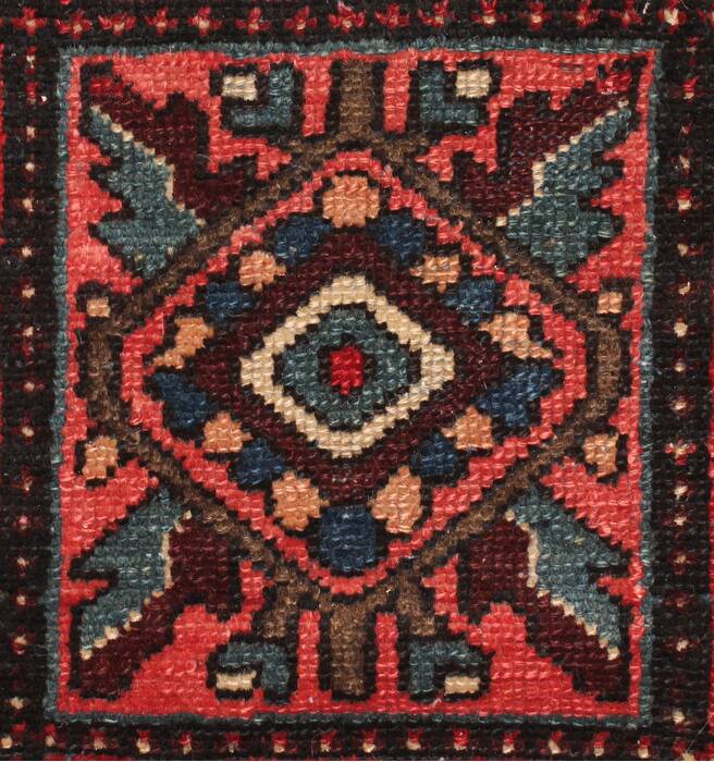 Bakhtiar Blue Square Hand Knotted 103 X 108  Area Rug 400-17259 Image 7