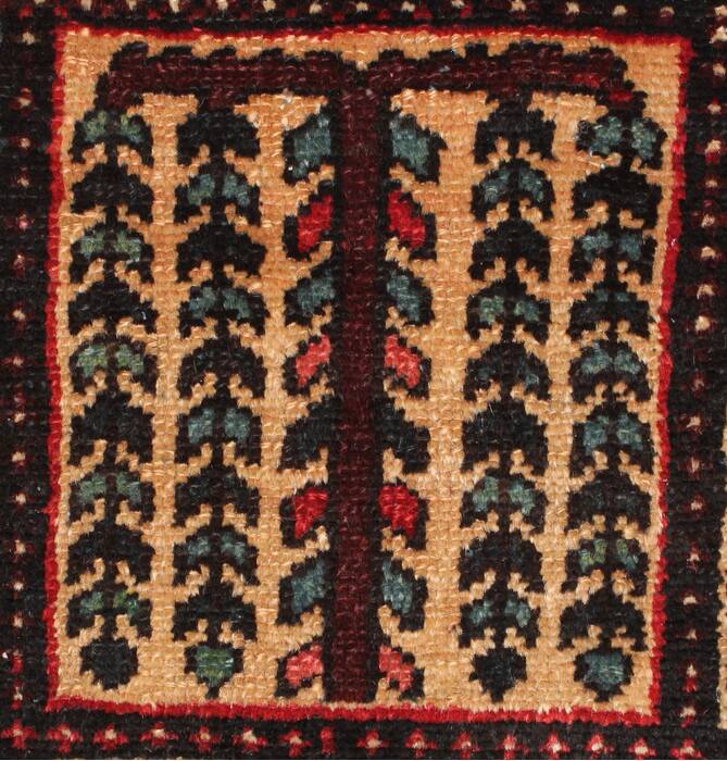 Bakhtiar Blue Square Hand Knotted 103 X 108  Area Rug 400-17259 Image 8