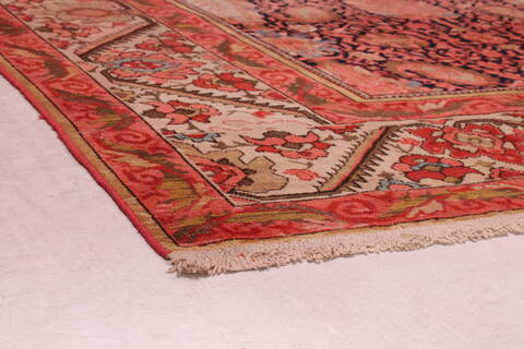 Malayer Red Hand Knotted 86 X 167  Area Rug 400-17261 Image 12