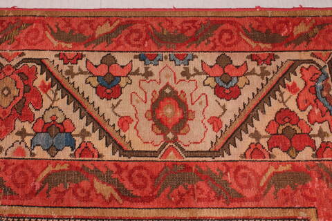 Malayer Red Hand Knotted 86 X 167  Area Rug 400-17261 Image 5