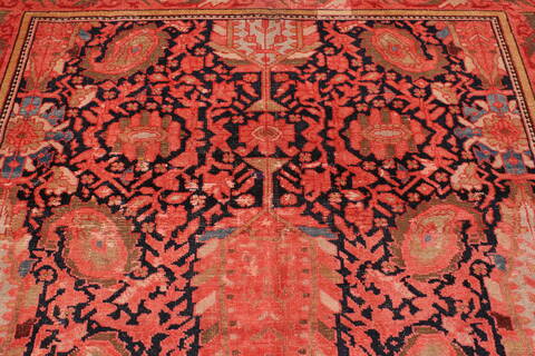 Malayer Red Hand Knotted 86 X 167  Area Rug 400-17261 Image 8