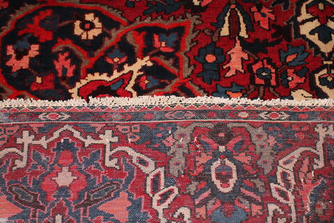 Bakhtiar Red Hand Knotted 911 X 124  Area Rug 400-17262 Image 19