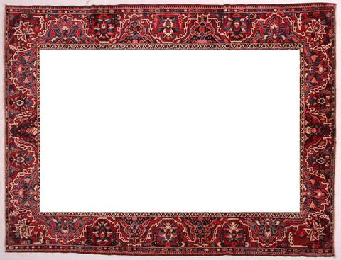 Bakhtiar Red Hand Knotted 911 X 124  Area Rug 400-17262 Image 1