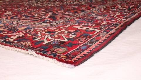 Bakhtiar Red Hand Knotted 911 X 124  Area Rug 400-17262 Image 5